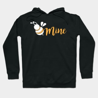 Cute Be Mine Bee Valentine's Day Adorable Pun Hoodie